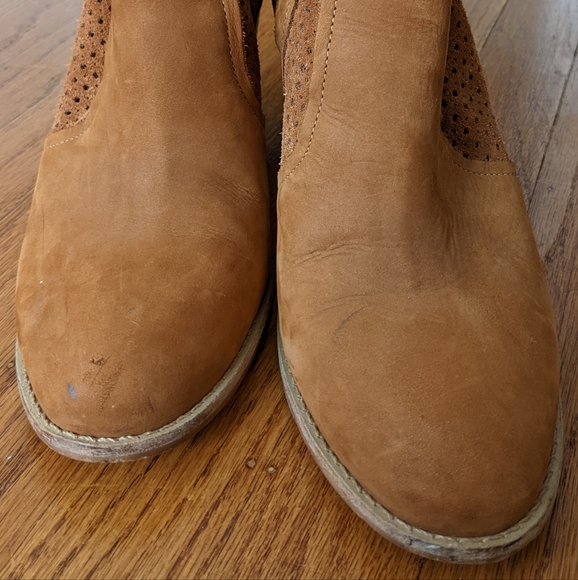 Anthropologie Perforated Heeled Booties - Picture 9 of 12